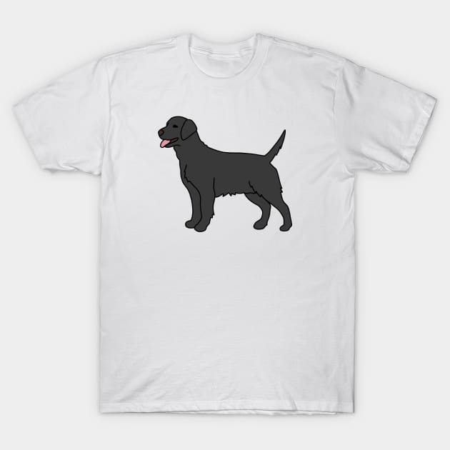 Black labrador t shirt hotsell